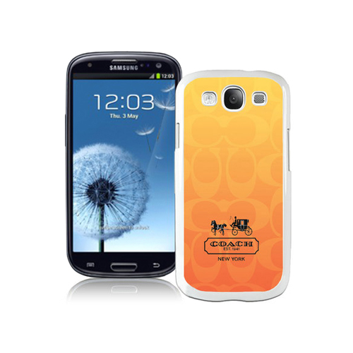 Coach In Signature Orange Samsung Galaxy S3 9300 BGC - Click Image to Close